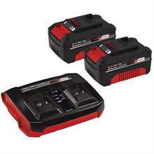STARTER KIT 2 BATTERIE 18V 4Ah+CARICABATTERIA COMPATTO EINHELL