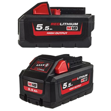 KIT ENERGY M18 HNRG-552: 2 BATTERIE M18 5.5 AH, M12 E CARICATORE