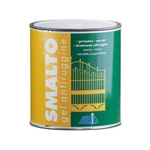 SMALTO GEL ANTIRUGGINE LT 0.75 RAL 9010 BIANCO ATRIA