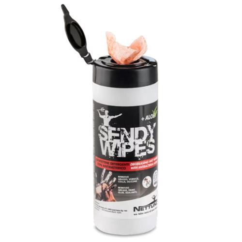 SALVIETTE SENDY WIPES 16X20cm. TUBO PZ.8O NETTUNO