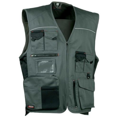 GILET EXPERT ANTRACITE/NERO TG.62 COFRA