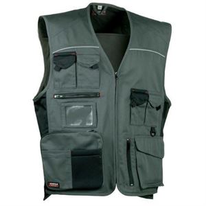 GILET EXPERT ANTRACITE/NERO TG.62 COFRA
