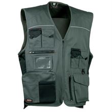 GILET EXPERT ANTRACITE/NERO TG.62 COFRA