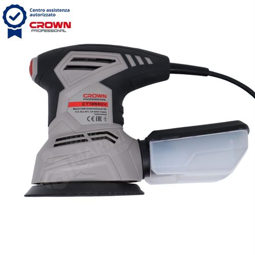 LEVIGATRICE ROTOORBITALE 350W BRUSHLESS KITCT13704SVIMC CROWN