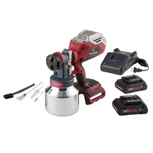 KIT COMPLETO PISTOLA FLEXSPRAY PRO 18V TITAN