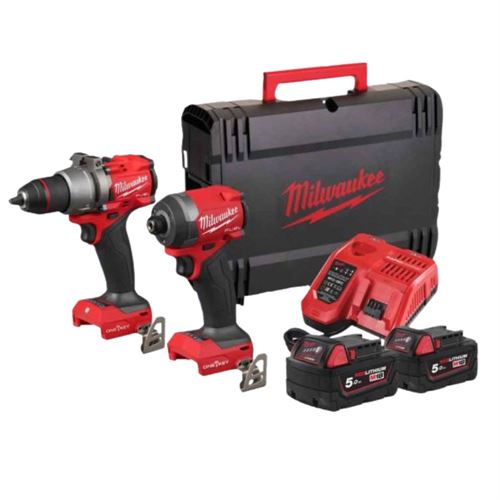 KIT M18 FUEL TRAPANO + AVVITATORE IMPULSI 1/4 MILWAUKEE