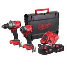 KIT M18 FUEL TRAPANO + AVVITATORE IMPULSI 1/4 MILWAUKEE