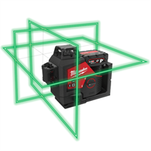 LASER VERDE M12 TM A 3 LINEE 3PLKIT-401P 4933478960 MILWAUKEE