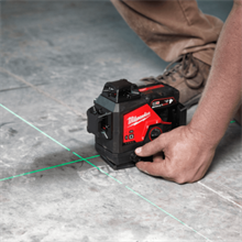 LASER VERDE M12 TM A 3 LINEE 3PLKIT-401P 4933478960 MILWAUKEE