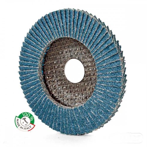 DISCO LAMELLARE D.125 SUPPORTO FIBRA GRANA 40 *