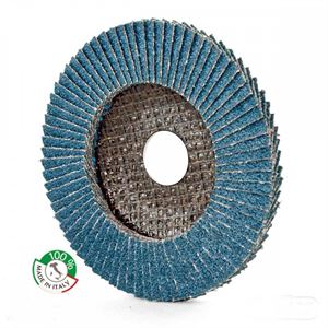 DISCO LAMELLARE D.125 SUPPORTO FIBRA GRANA 40 *