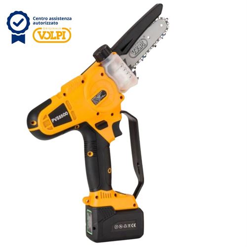 POTATORE A CATENA CON BATTERIA 4Ah BARRA 5 VOLPI PVS5500 GIALLO