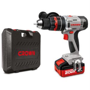 TRAPANO A PERCUSSIONE BATTERIA 20V CT21075HMX-4 BMC CROWN