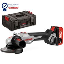 SMERIGLIATRICE ANGOLARE D.125 20V 2x5Ah CROWN CT23001-125HX-5IMC