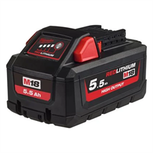 BATTERIA M18 HIGH OUTPUT 5,5Ah MILWAUKEE 4932464712
