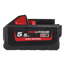 BATTERIA M18 HIGH OUTPUT 5,5Ah MILWAUKEE 4932464712