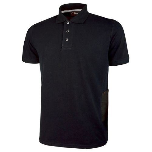 POLO GAP BLACK CARBON MANICA CORTA  TG. M UPOWER