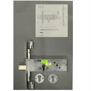 SERRATURA INF. TRIP.CIL EUROPEO ENTRATA MM.100 CISA 156358100