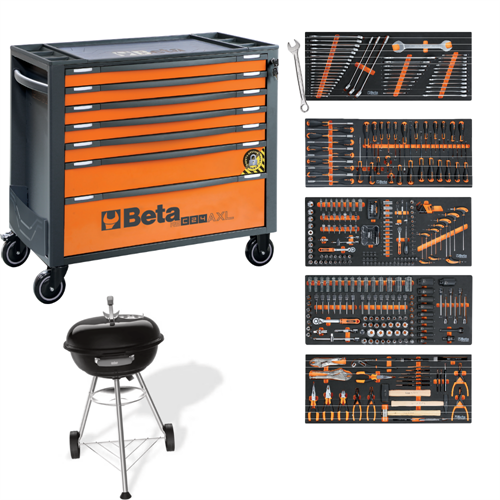 CASSETTIERA BW 2400AXL/7 + 418 UTENSILI BETA