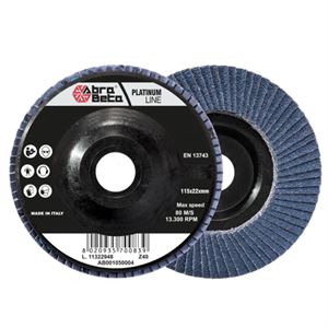 DISCO LAMELLARE SP/PLA BILAMELLA ZIRCONIO D.115 GR.40 c ABRABETA
