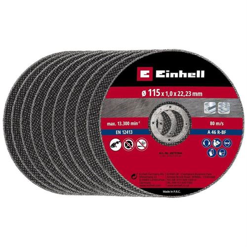 BOX 10 DISCHI PER METALLO 115X1,0mm EINHELL 49711525