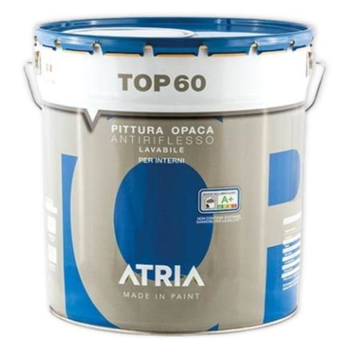 TOP 60 OPACO ANTIRIFLESSO LAVABILE LT.13 BIANCO ATRIA